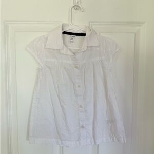 Carter's Classic White Button-Down Shirt for Girls - Size 4t